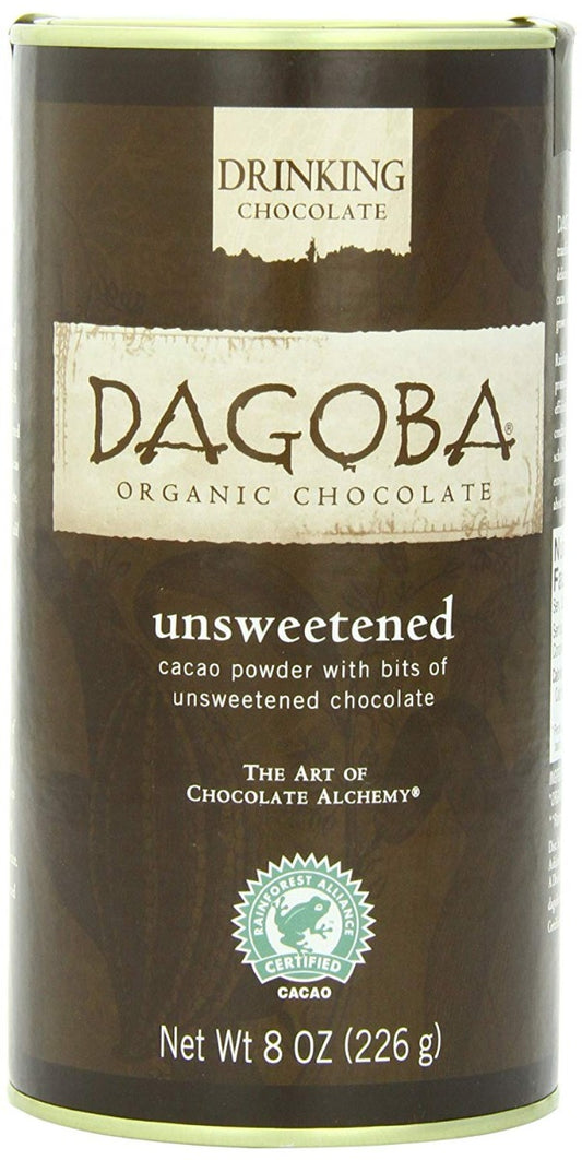 DAGOBA ORGANIC CHOC: Chocolate Powder Hot Unsweetened, 8 oz - Vending Business Solutions