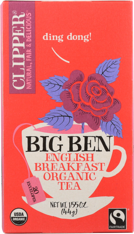 CLIPPER: Organic Big Ben Breakfast Tea, 1.55 oz - Vending Business Solutions