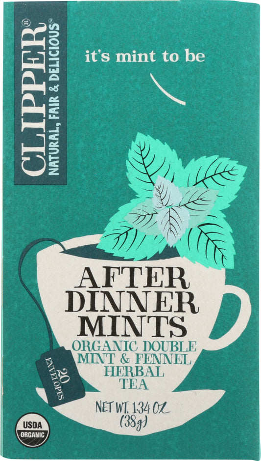 CLIPPER: Organic After Dinner Mints Tea, 1.34 oz - Vending Business Solutions
