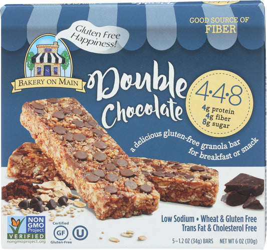 BAKERY ON MAIN: Double Chocolate Granola Bar, 6 oz - Vending Business Solutions