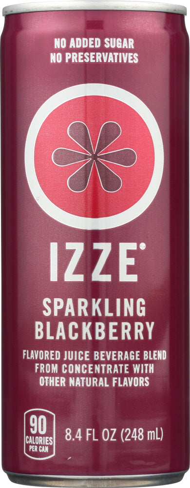 IZZE: Sparkling Blackberry Flavored Juice Beverage, 8.4 oz - Vending Business Solutions
