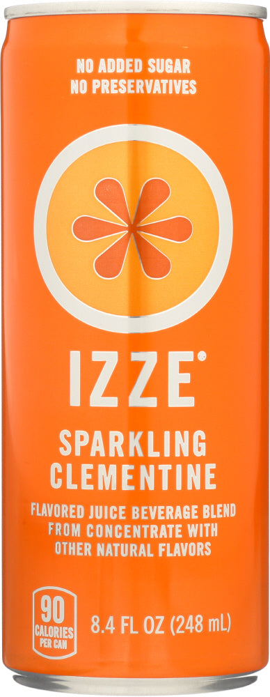 IZZE: Sparkling Clementine Flavored Juice Beverage, 8.4 oz - Vending Business Solutions