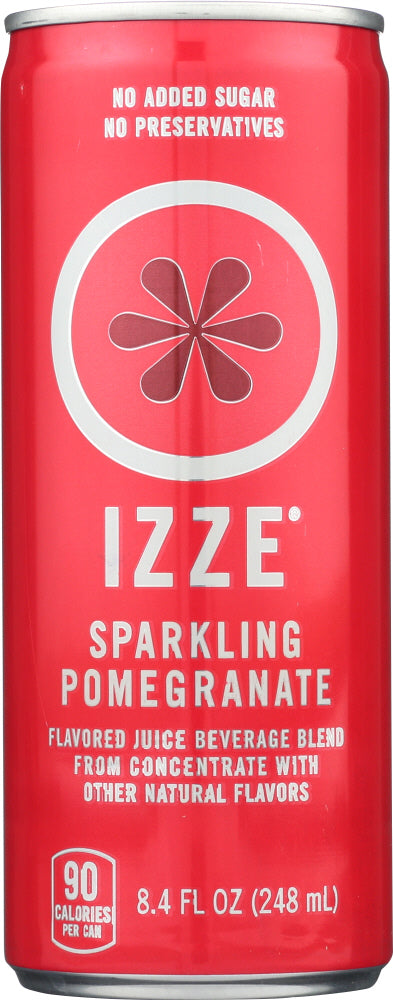IZZE BEVERAGE: Sparkling Juice Pomegranate, 8.4 fl oz - Vending Business Solutions