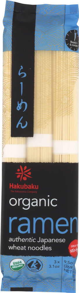 HAKUBAKU: Organic Ramen Noodles, 9.5 oz - Vending Business Solutions