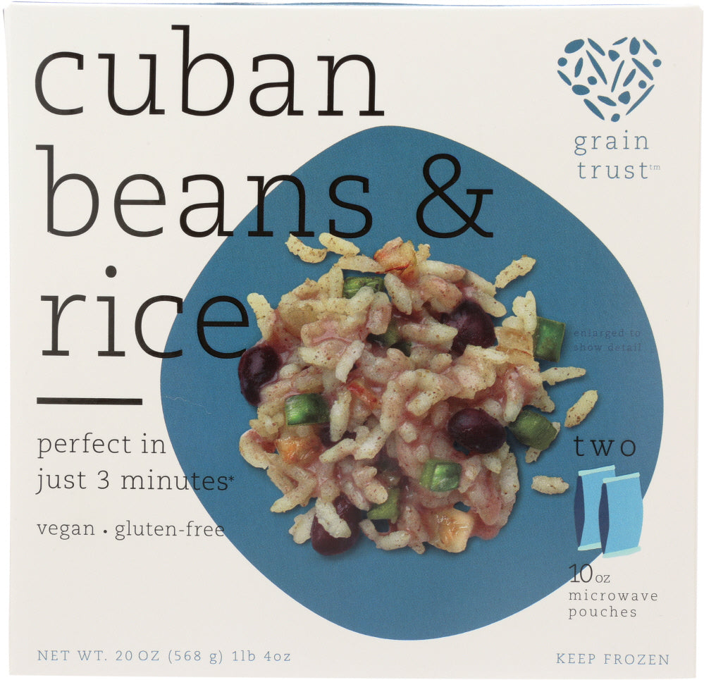 GRAIN TRUST: Cuban Beans and Rice, 20 oz - Vending Business Solutions