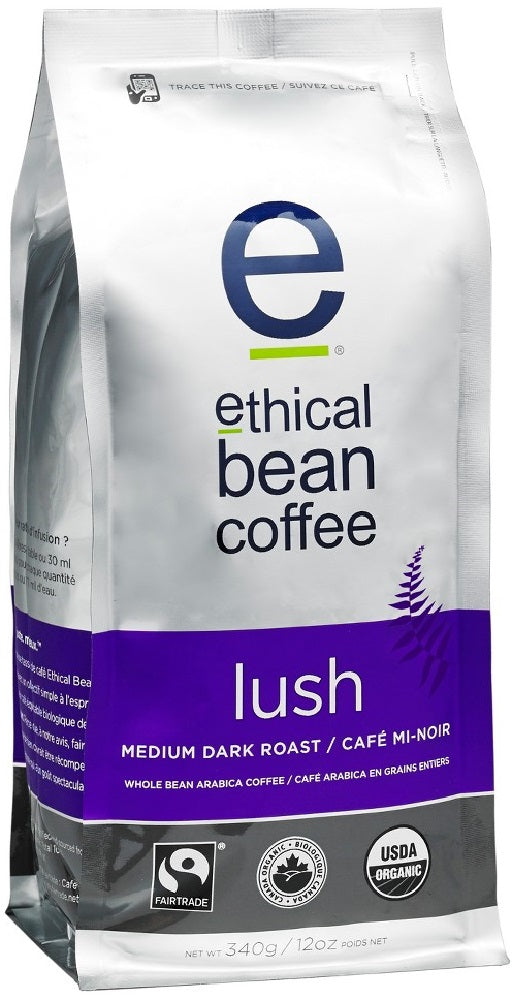 ETHICAL BEAN: Coffee Medium Dark Roast Lush, 12 oz - Vending Business Solutions