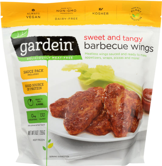 GARDEIN: Sweet and Tangy Barbecue Wings, 9 oz - Vending Business Solutions