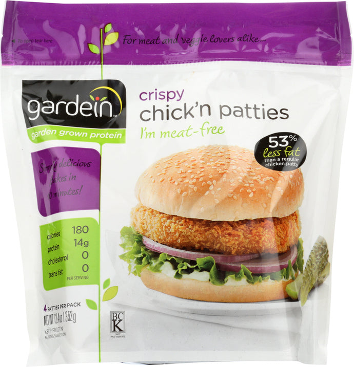 GARDEIN: Crispy Chick'n Patties, 12.40 oz - Vending Business Solutions