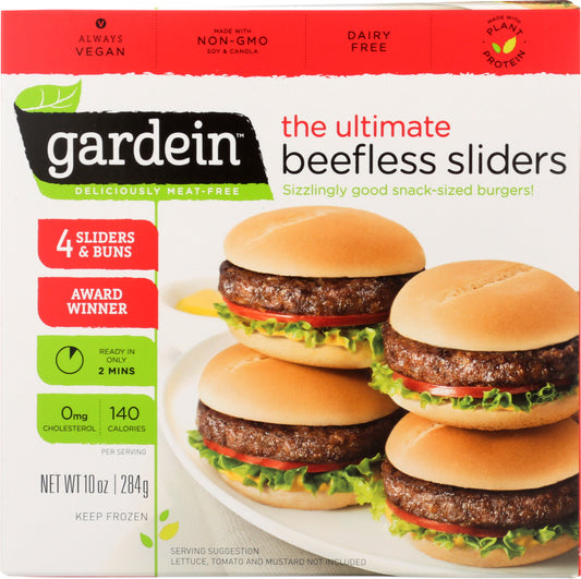GARDEIN: Ultimate Beefless Slider, 10 oz - Vending Business Solutions
