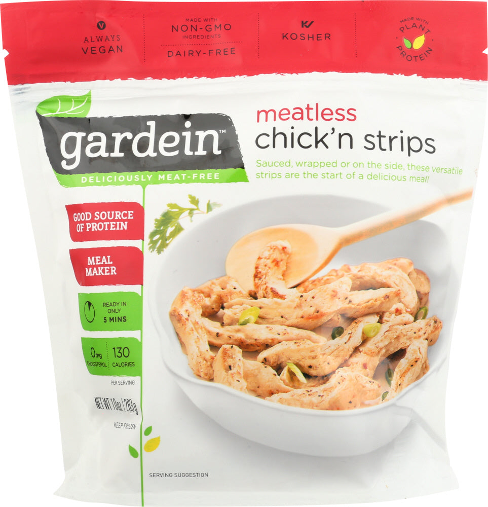 GARDEIN: Meatless Chick'n Strips, 10 oz - Vending Business Solutions