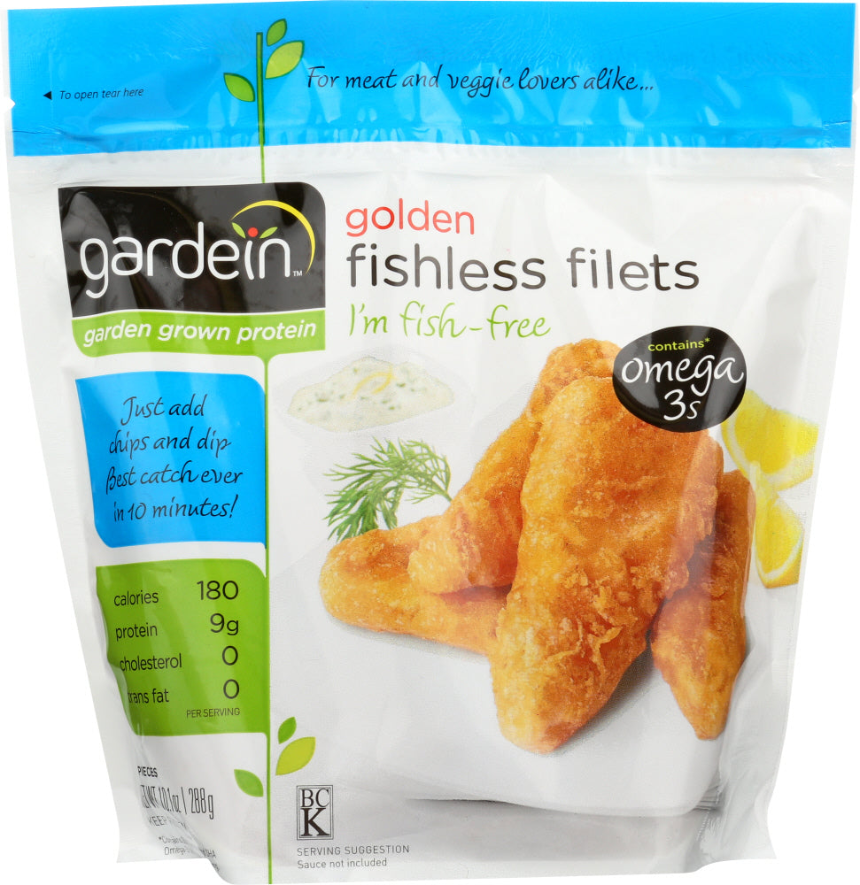 GARDEIN: Golden Fishless Filets, 10.1 oz - Vending Business Solutions