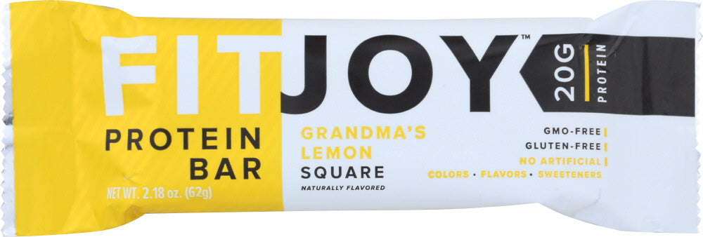 FITJOY: Bar Grandma's Lemon Square, 2.18 oz - Vending Business Solutions