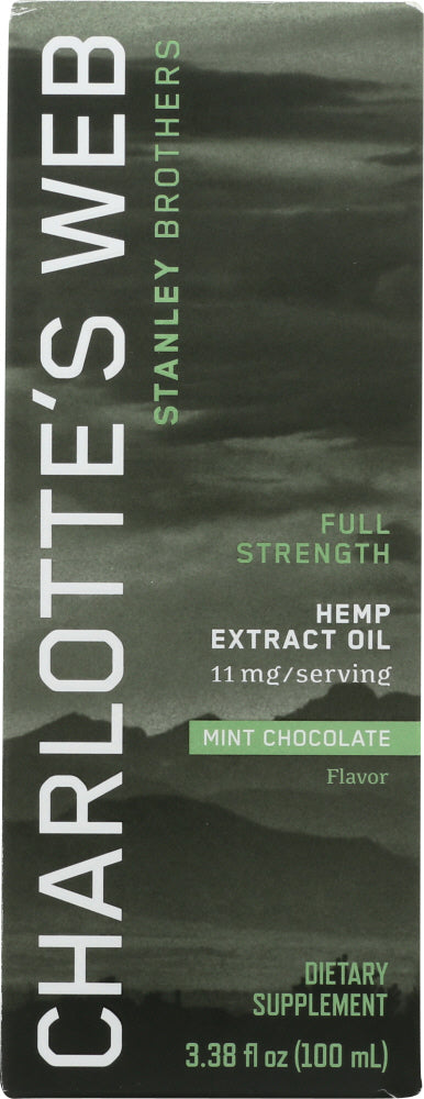 CHARLOTTES WEB: Hemp Extract Oil Mint Chocolate Full Strength, 3.38 oz - Vending Business Solutions