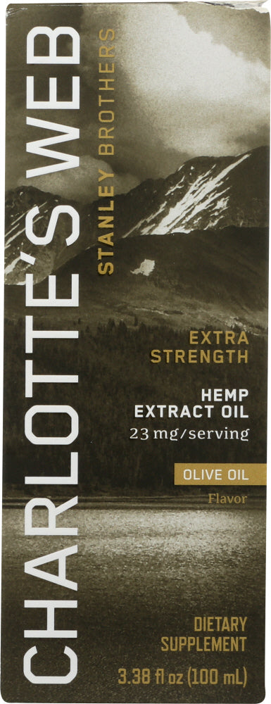 CHARLOTTES WEB: Oil Olive Extra Strength, 3.38 oz - Vending Business Solutions