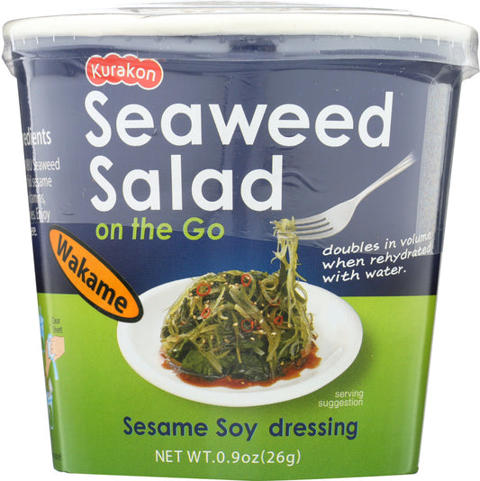 JAPANESE DELIGHT: Sesame Soy Dressing Seaweed Salad, 0.9 oz - Vending Business Solutions