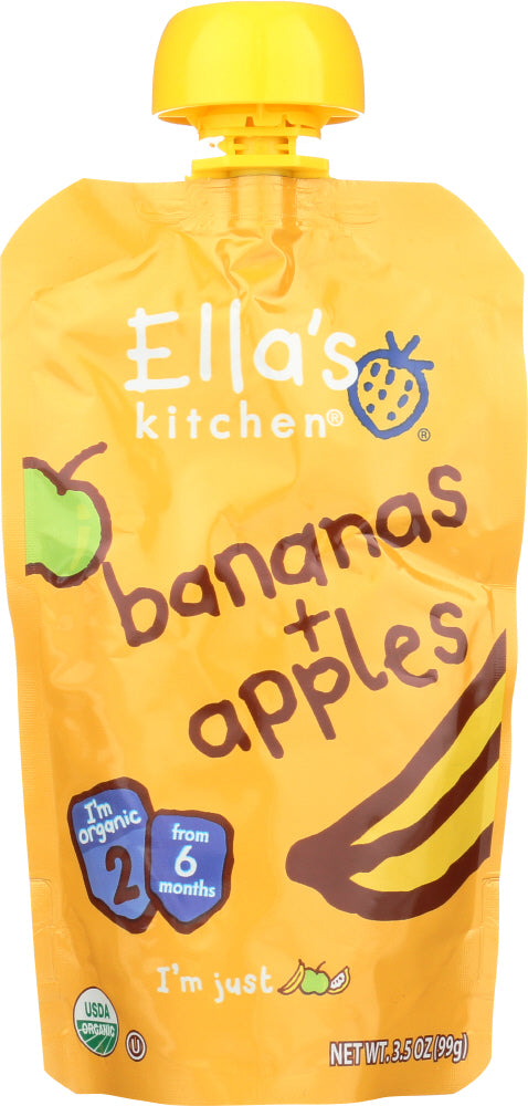 ELLA'S KITCHEN: Bananas + Apples, 3.5 oz - Vending Business Solutions