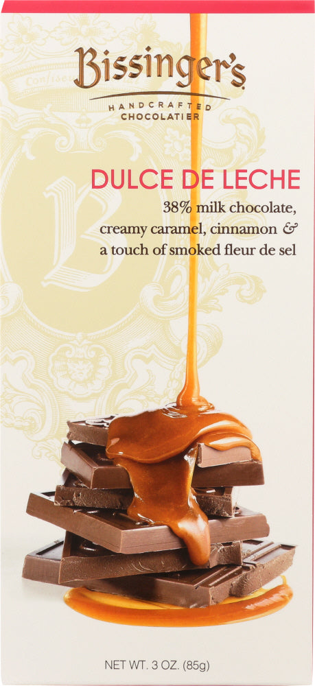 BISSINGERS: Dulce De Leche Chocolate Bar, 3 oz - Vending Business Solutions