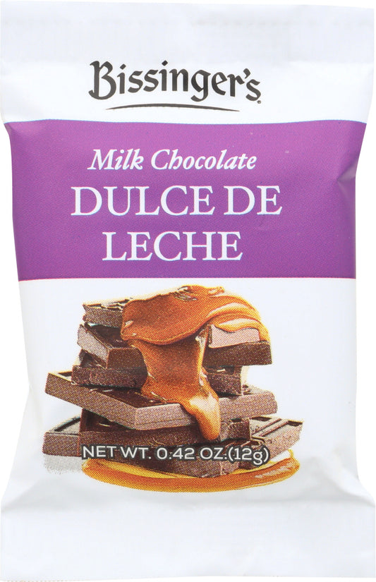 BISSINGERS: Dulce De Leche Mini Chocolate, 0.42 oz - Vending Business Solutions