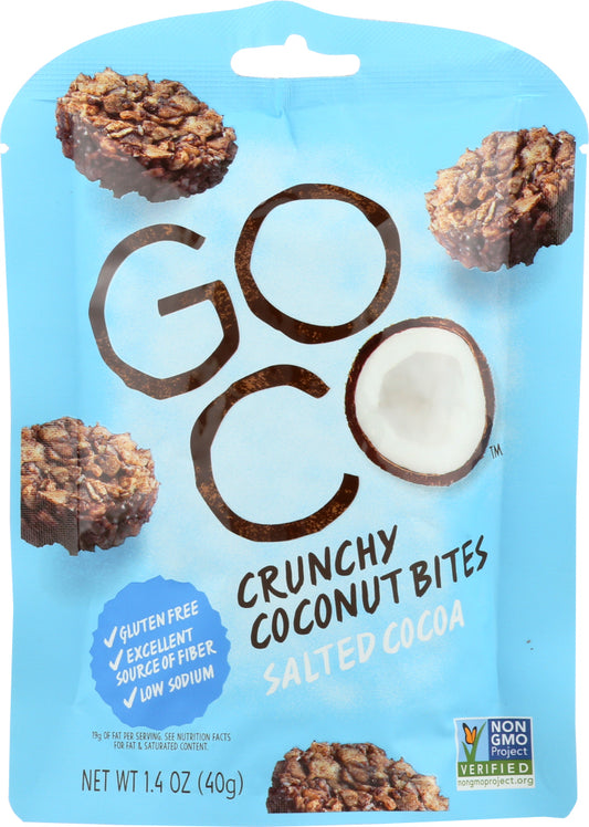GO CO: Bites Coconut Salted Cocoa, 1.4 oz - Vending Business Solutions
