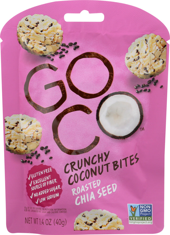 GO CO: Coconut Chia Bites, 1.4 oz - Vending Business Solutions