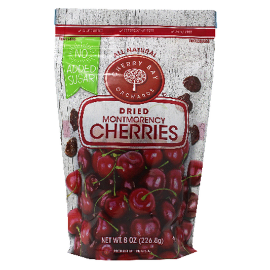 CHERRY BAY ORCHARDS: Fruit Dried Tart Cherries, 8 oz - Vending Business Solutions