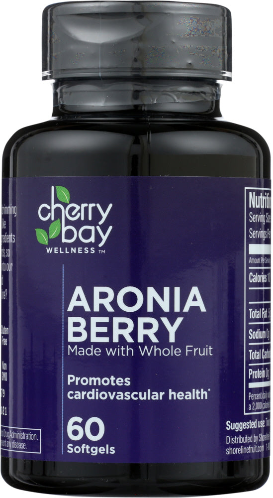 CHERRY BAY WELLNESS: Aronia Berry Supplement Softgel, 60 sg - Vending Business Solutions