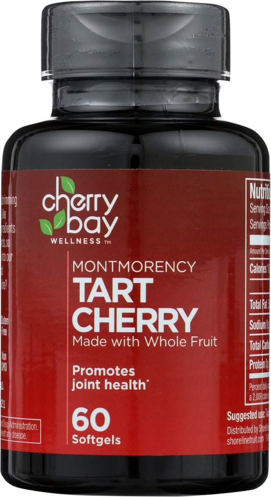 CHERRY BAY WELLNESS: Tart Cherry Supplement Softgel, 60 sg - Vending Business Solutions