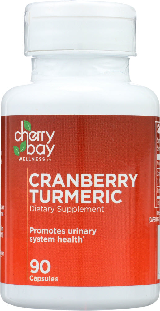CHERRY BAY WELLNESS: Cranberry Turmeric Dietary Supplement, 90 cp - Vending Business Solutions