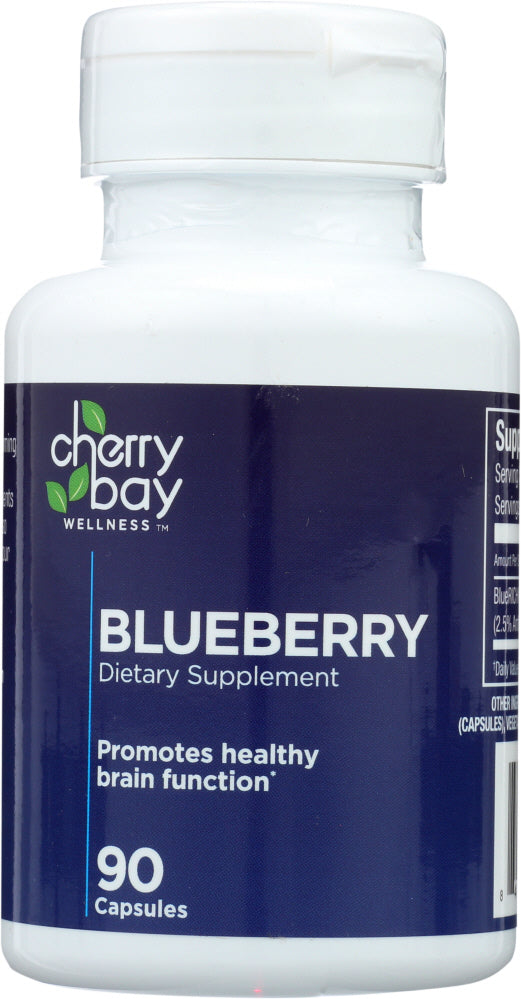 CHERRY BAY WELLNESS: Blueberry Dietary Supplement, 90 cp - Vending Business Solutions