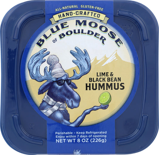 BLUE MOOSE OF BOULDER: Hummus Lime and Black Bean, 8 oz - Vending Business Solutions