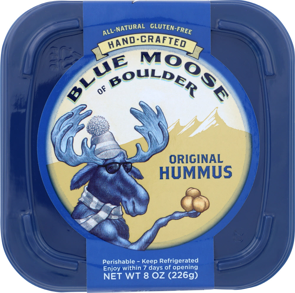 BLUE MOOSE OF BOULDER: Hummus Original, 8 oz - Vending Business Solutions