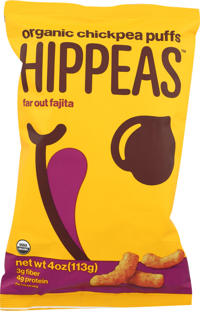 HIPPEAS: Chickpea Puffs Fajita, 4 oz - Vending Business Solutions