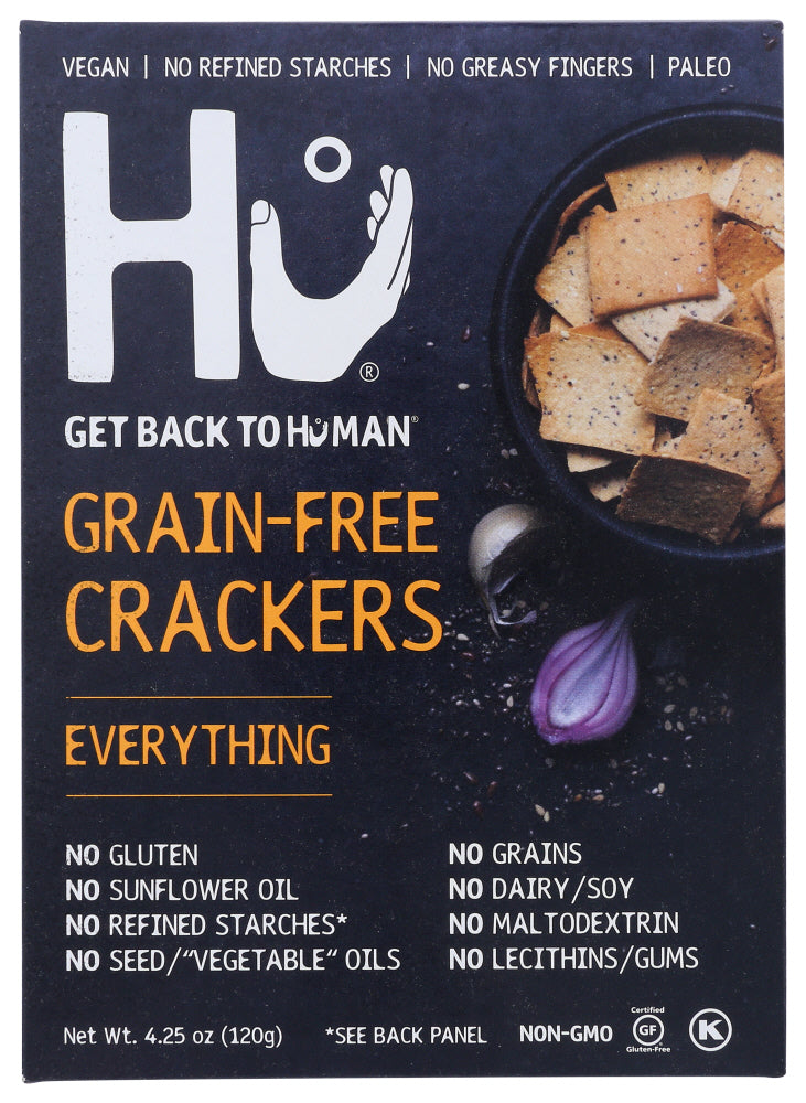HU: Everything Grain-Free Crackers, 4.25 oz - Vending Business Solutions