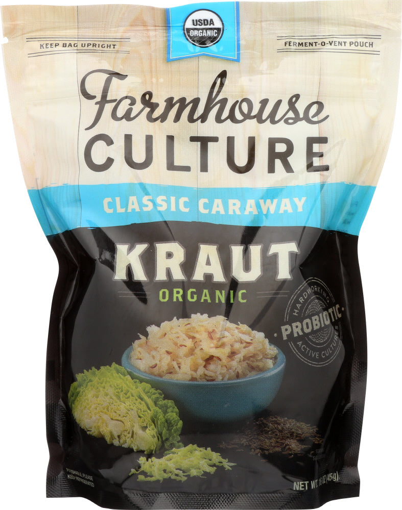 FARMHOUSE CULTURE: Kraut Classic Caraway, 16 oz - Vending Business Solutions