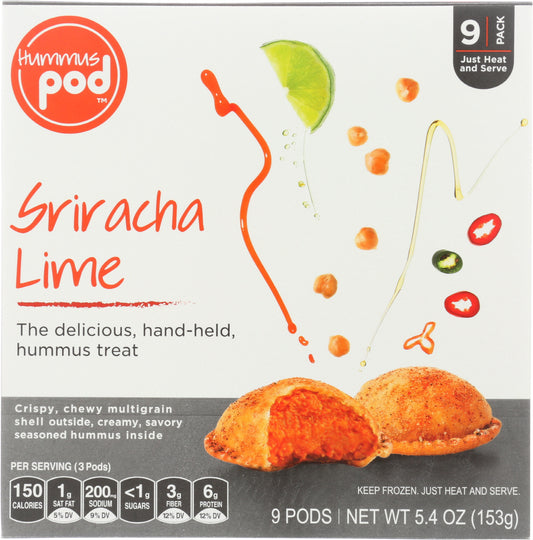 HUMMUS PODS: Sriracha Lime, 5.40 oz - Vending Business Solutions