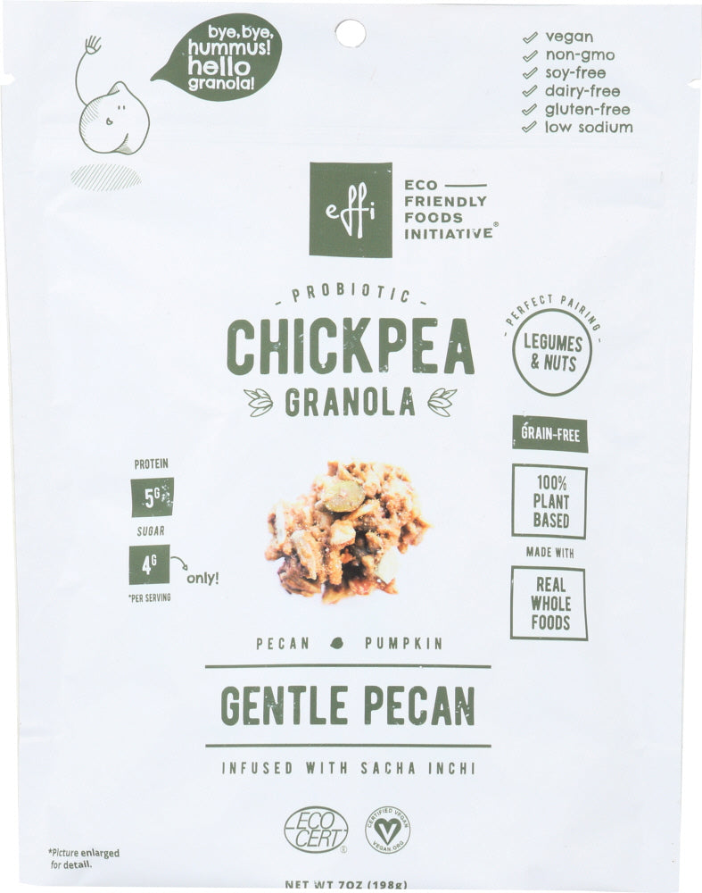 EFFI: Granola Chickpea Gentle Pecan, 7 oz - Vending Business Solutions