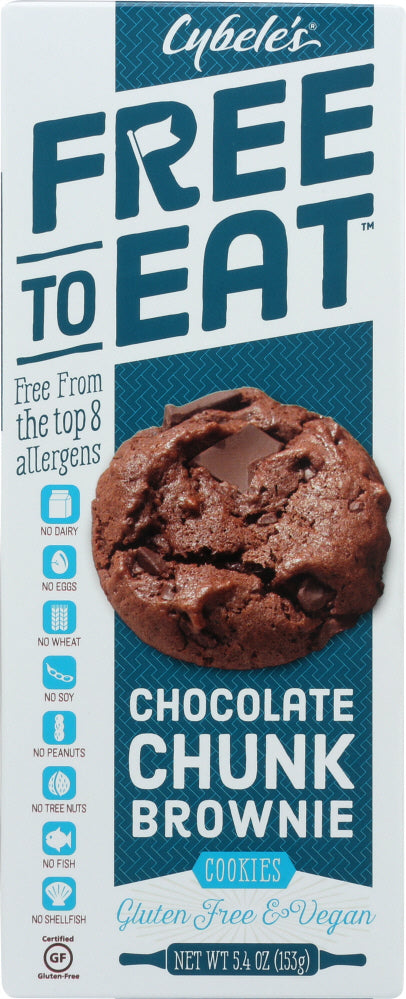 CYBELES: Chocolate Chunk Brownie Cookie, 5.4 oz - Vending Business Solutions