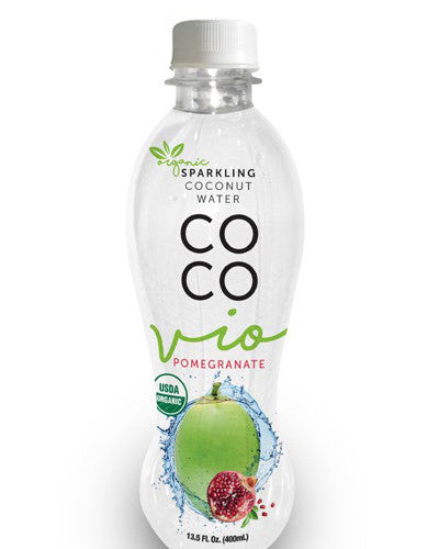 COCO VIO: Sparkling Coconut Water Pomegranate, 13.5 fo - Vending Business Solutions