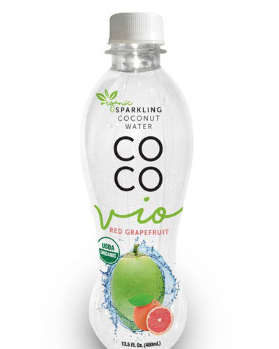 COCO VIO: Sparkling Coconut Water Red Grapefruit, 13.5 fo - Vending Business Solutions