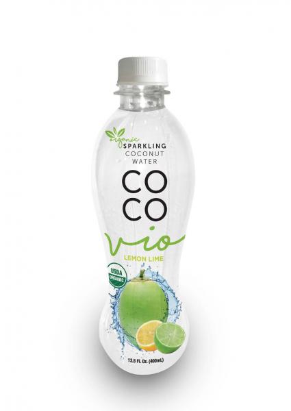COCO VIO: Sparkling Coconut Water Lemon Lime, 13.5 fo - Vending Business Solutions