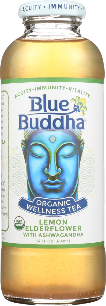 BLUE BUDDHA: Lemon Elderflower Organic Tea, 14 oz - Vending Business Solutions