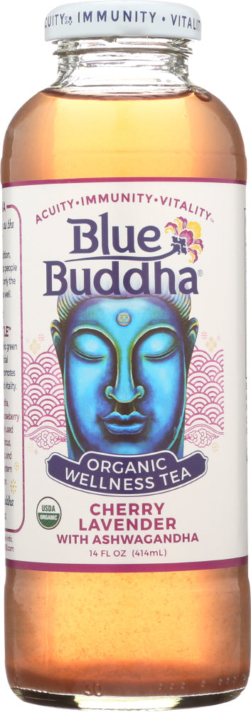 BLUE BUDDHA: Tea Cherry Lavender Organic, 14 oz - Vending Business Solutions