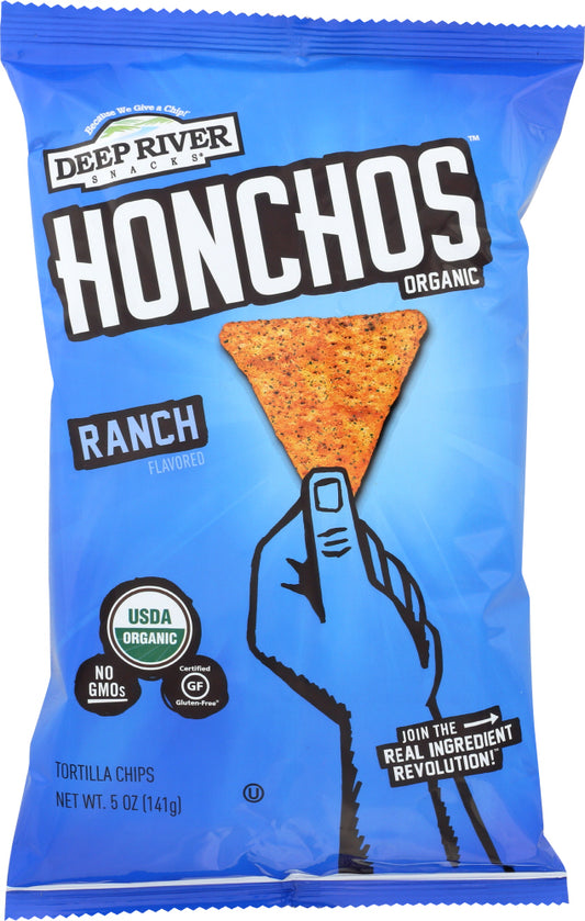 DEEP RIVER: Honchos Ranch Tortilla Chips, 5 oz - Vending Business Solutions
