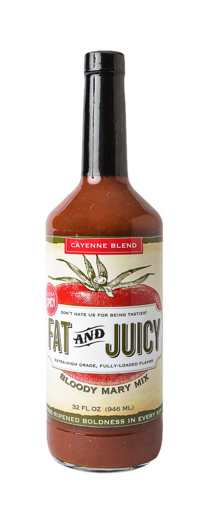 FAT & JUICY: Mixer Bloody Mary Cayenne, 32 oz - Vending Business Solutions