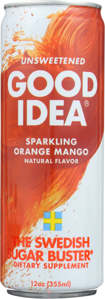 GOOD IDEA: Sparkling Orange Mango Energy Supplement, 12 fl oz - Vending Business Solutions
