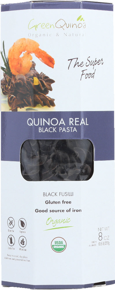 GREEN QUINOA: Quinoa Black Pasta, 8 oz - Vending Business Solutions