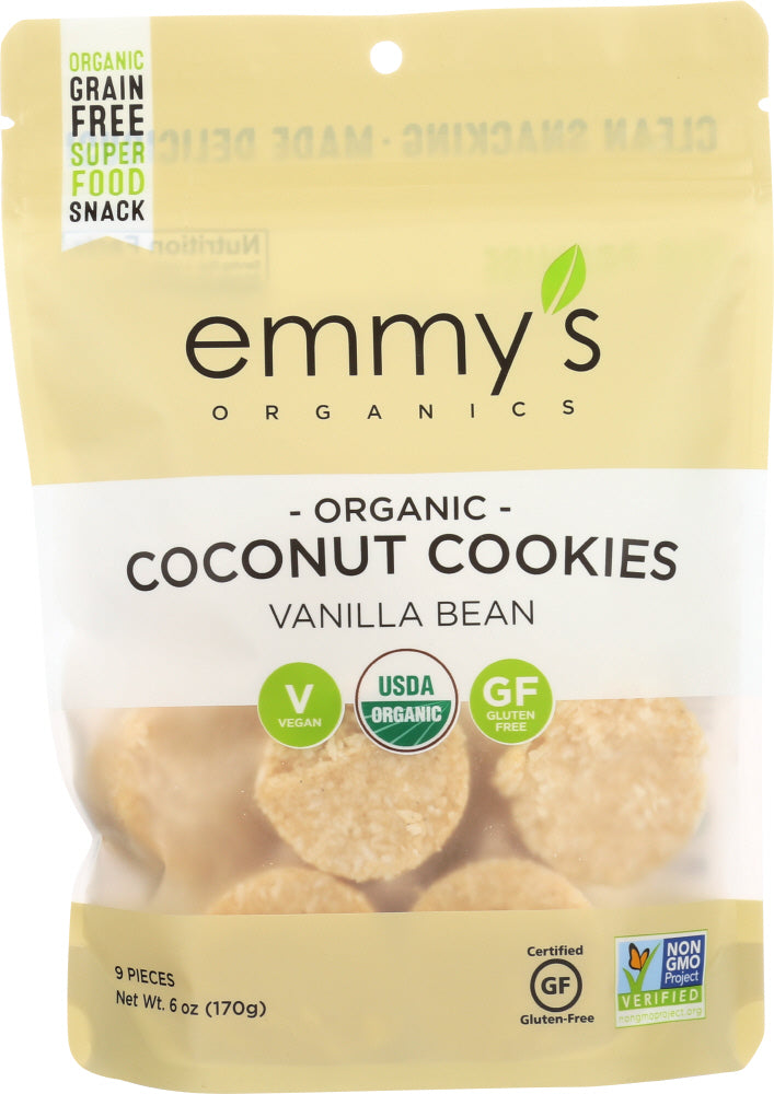 EMMYS ORGANICS: Coconut Vanilla Macaroons, 6 oz - Vending Business Solutions