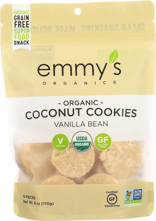EMMYS ORGANICS: Coconut Vanilla Macaroons, 6 oz - Vending Business Solutions