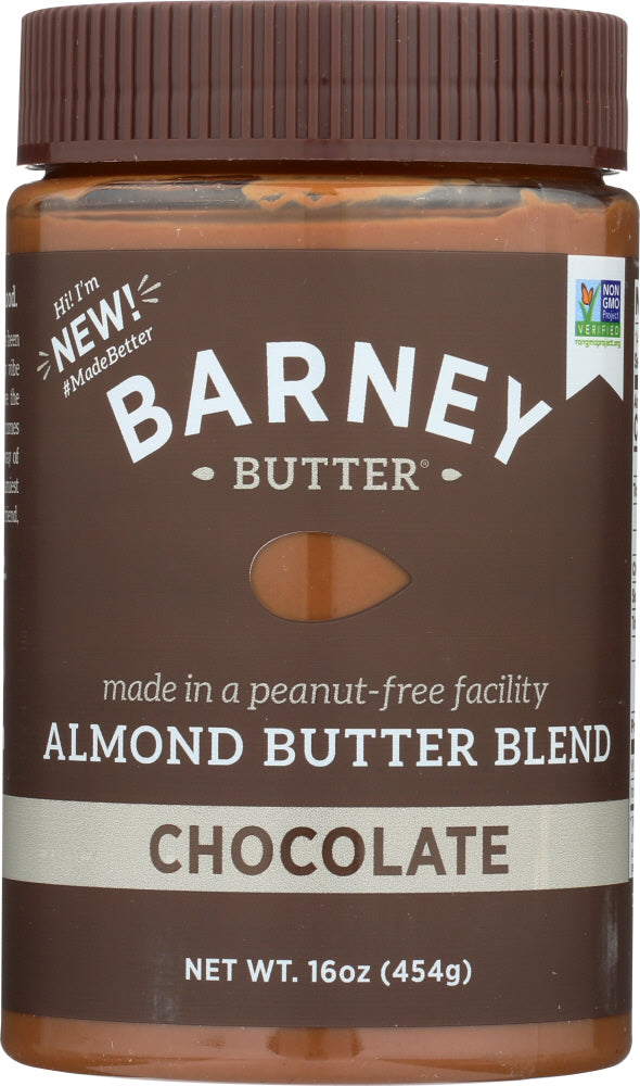 BARNEY BUTTER: Almond Butter Blend Chocolate, 16 oz - Vending Business Solutions
