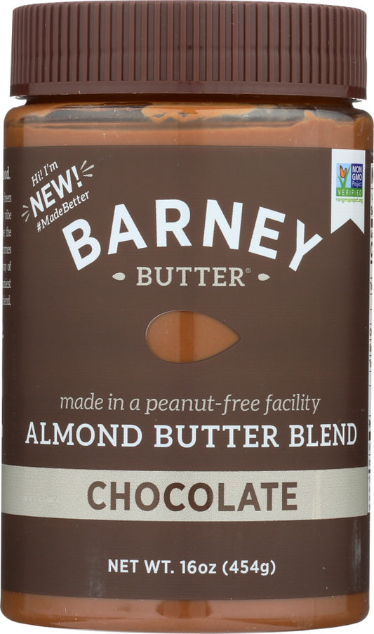BARNEY BUTTER: Almond Butter Blend Chocolate, 16 oz - Vending Business Solutions
